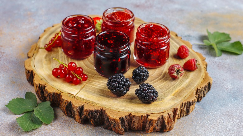 Jars of jams