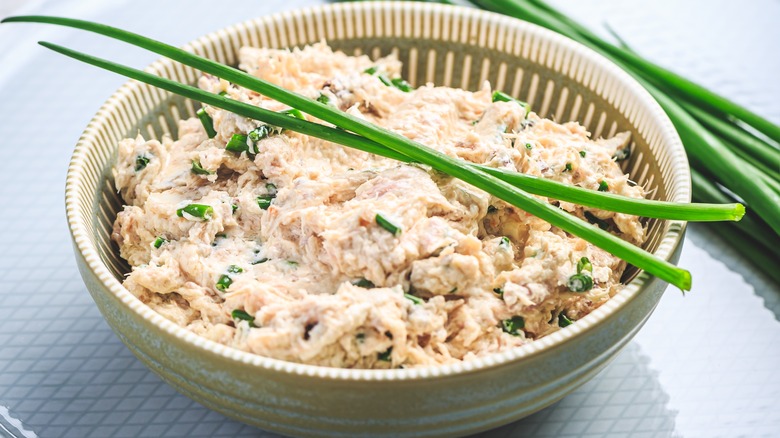 Bowl of tuna salad