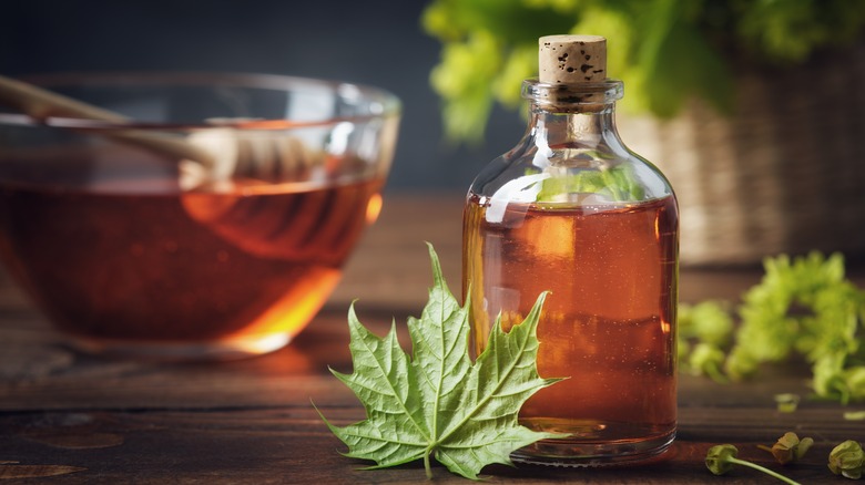 Maple syrup and honey