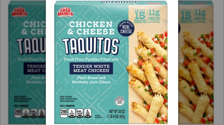 Case of Casa Mamita Chicken & Cheese Taquitos