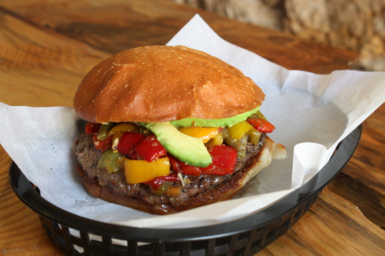 Hell hath no fury like a burger topped with habanero jam.