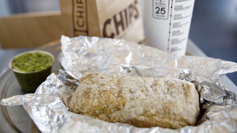 Burrito at Chipotle