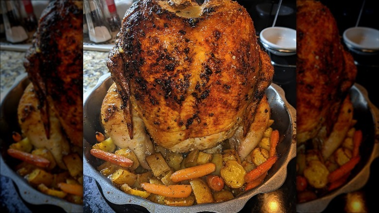 bundt pan roast chicken