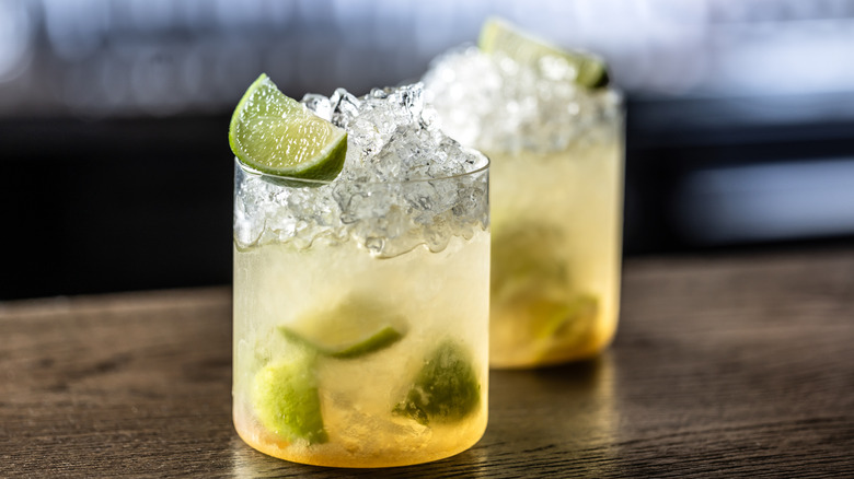 Two Caipirinhas.