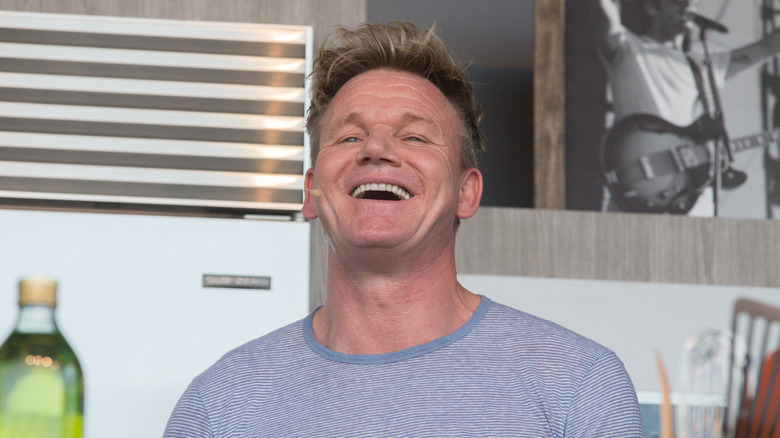 A picture of Gordon Ramsay smiling.