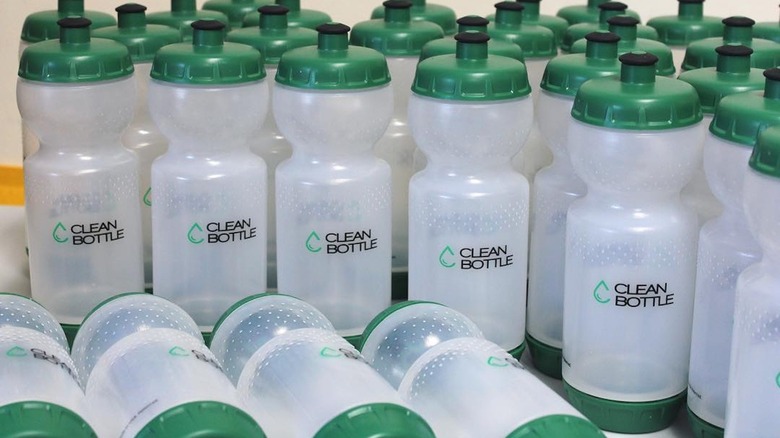 Group of plastic Clean Bottles