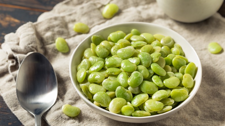 Green lima beans