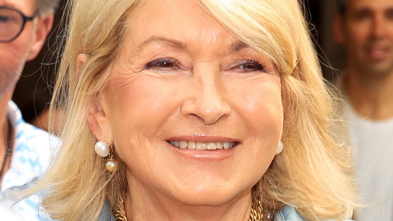 martha stewart smiling