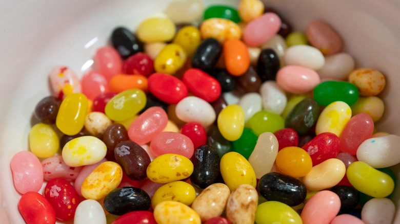 close-up of Jelly Belly jelly beans