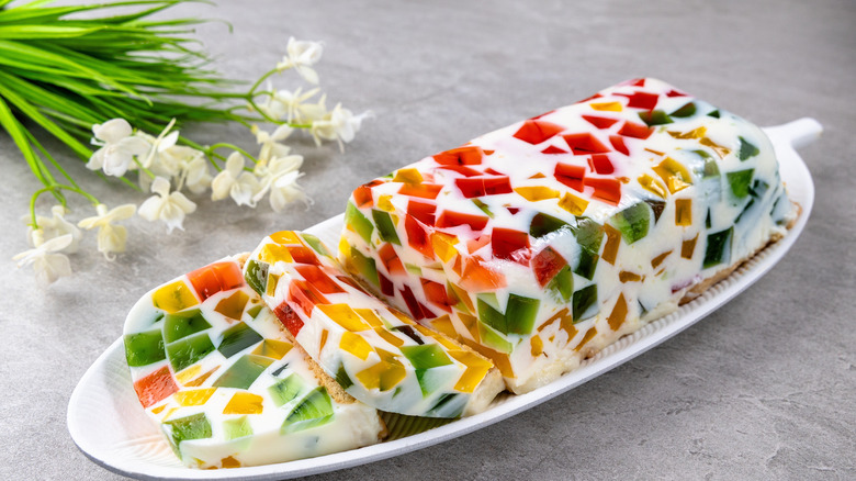 A crown jewel Jell-O salad