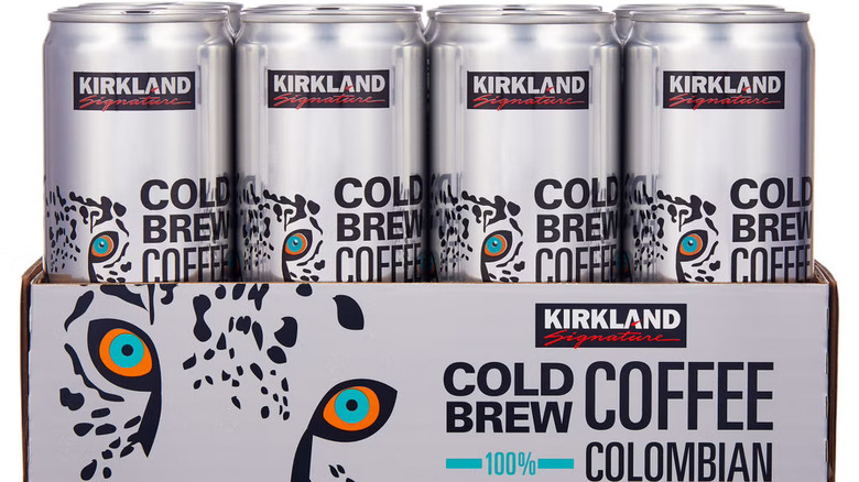 A pack of Kirkland Signature Colombian Cold Brew Coffee.