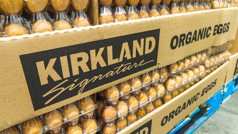 Kirkland organic eggs from Costco.