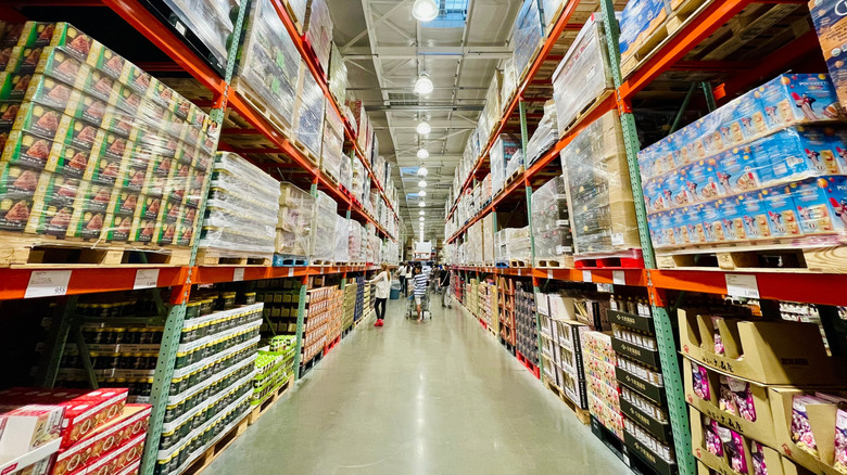 Shopping in costco