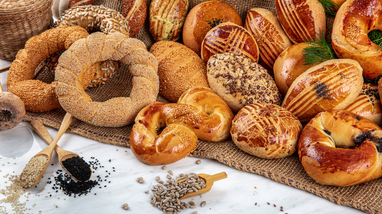 Assortment of Turkish breads