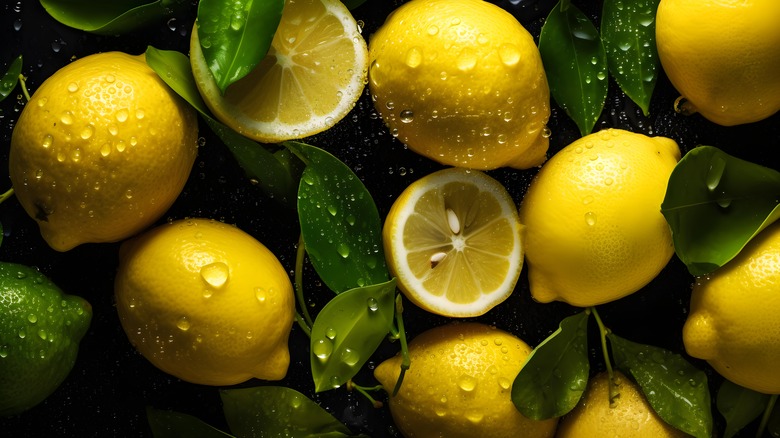 Fresh lemons