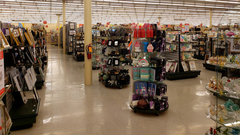 Hobby Lobby interior.