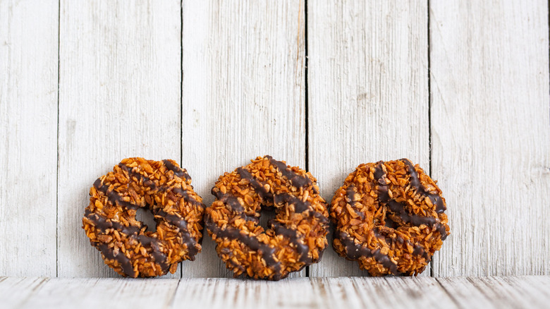 Caramel deLite Girl Scout cookies