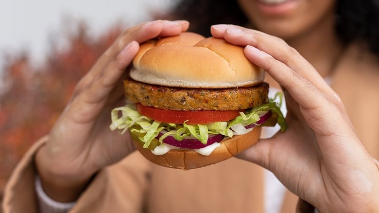 A Culver's Harvest burger.