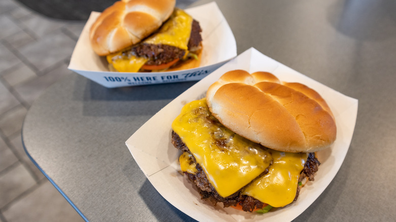 Two ButterBurgers from Culver's.