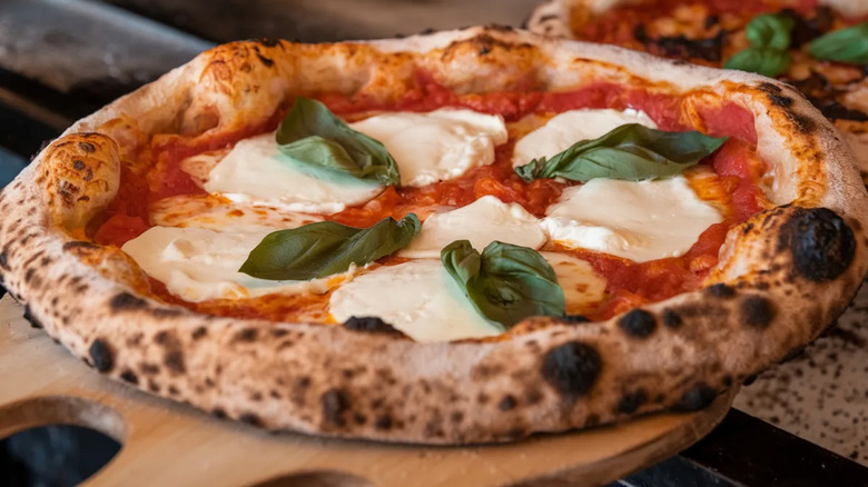 A Neapolitan pizza