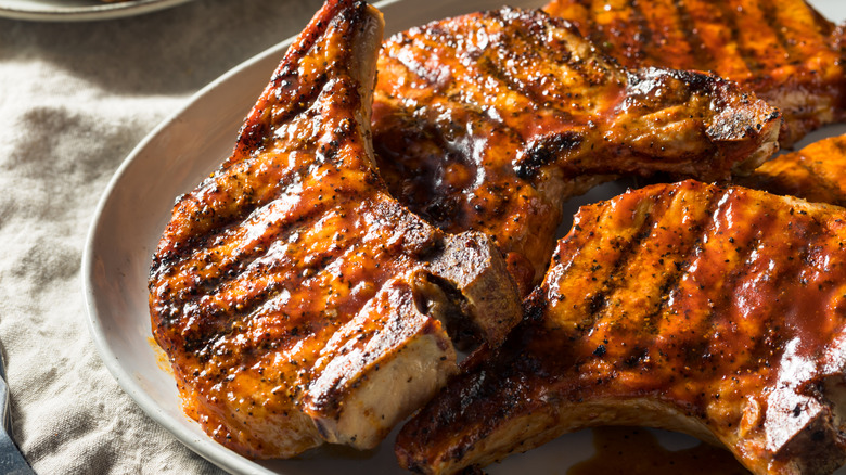 Grilled pork chops rub bobby flay shop