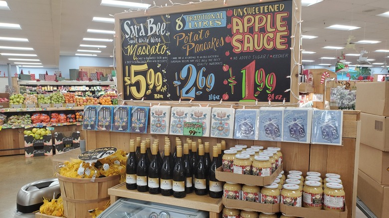Product display at Trader Joe's