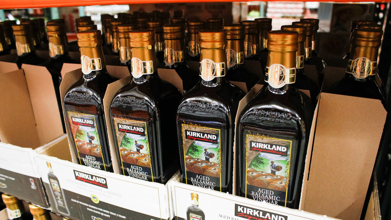Cases of Kirkland Signature balsamic vinegar