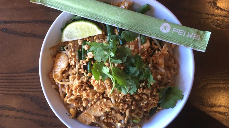 Pad Thai served at Pei Wei