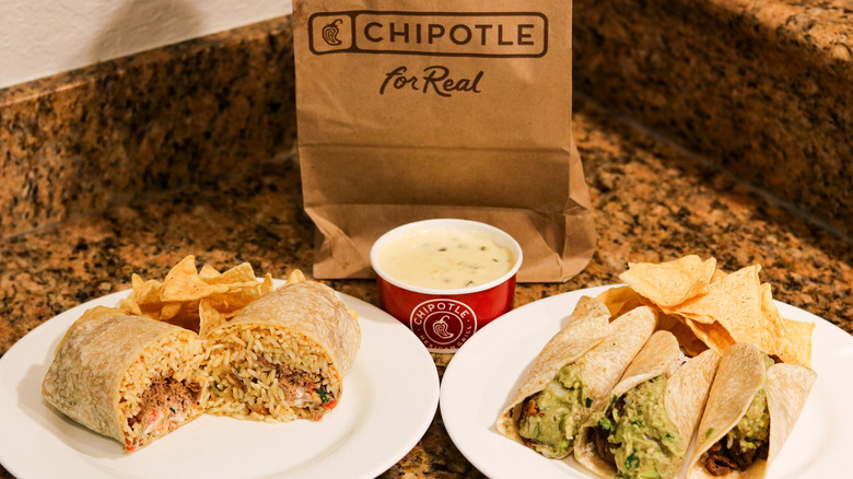 A Chipotle meal.