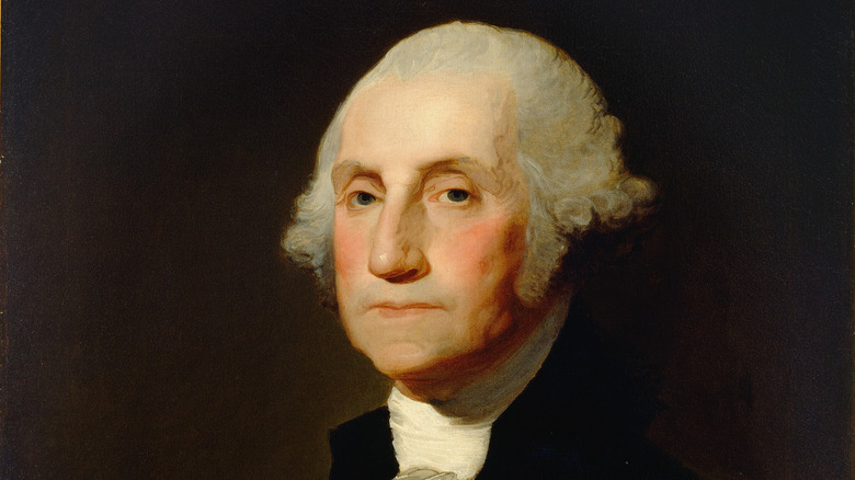 Painted portrait of U.S. President George Washington