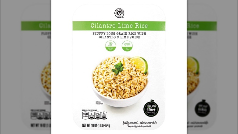 A package of Aldi's Park Street Deli Cilantro Lime Rice﻿