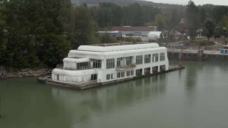 The McBarge on water.