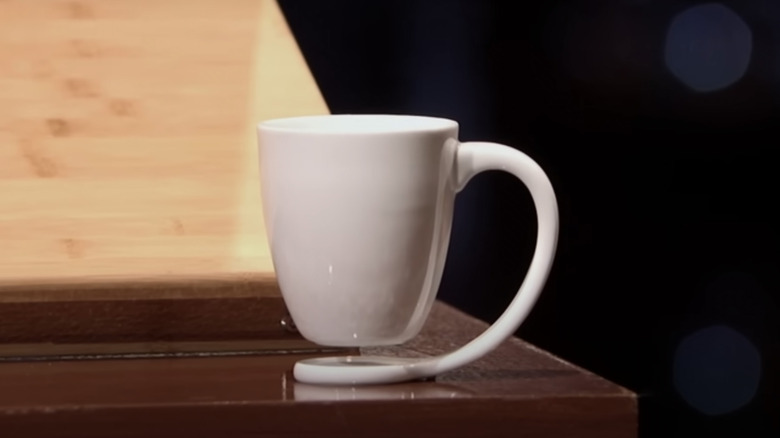 Floating Mug on table