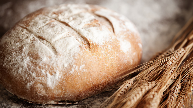 artisanal bread loaf