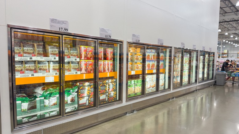 frozen aisle at Costco