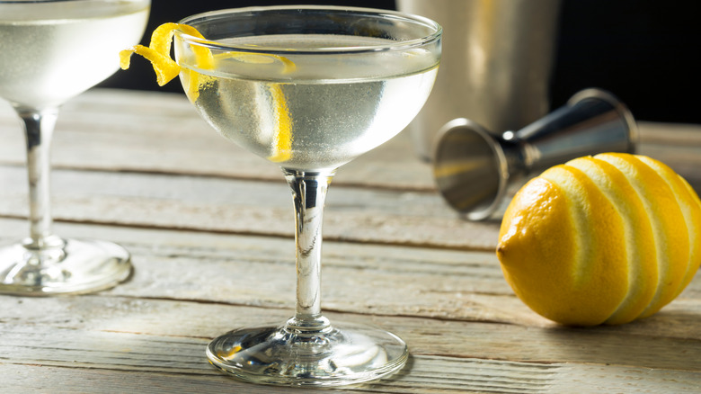 vesper cocktail with a twist
