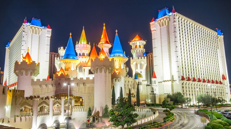 excalibur hotel exterior