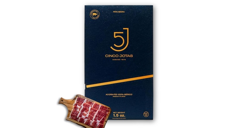 Jamón Ibérico de Bellota from Cinco Jotas.