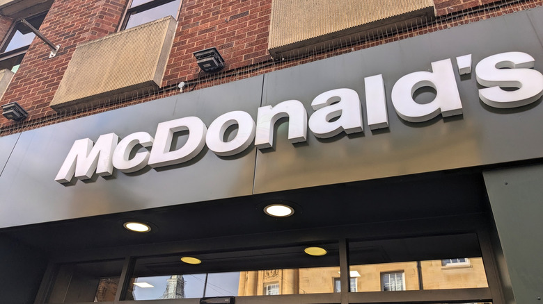 outside of McDonald's