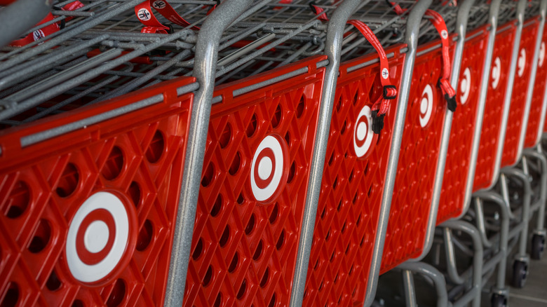 target shopping carts