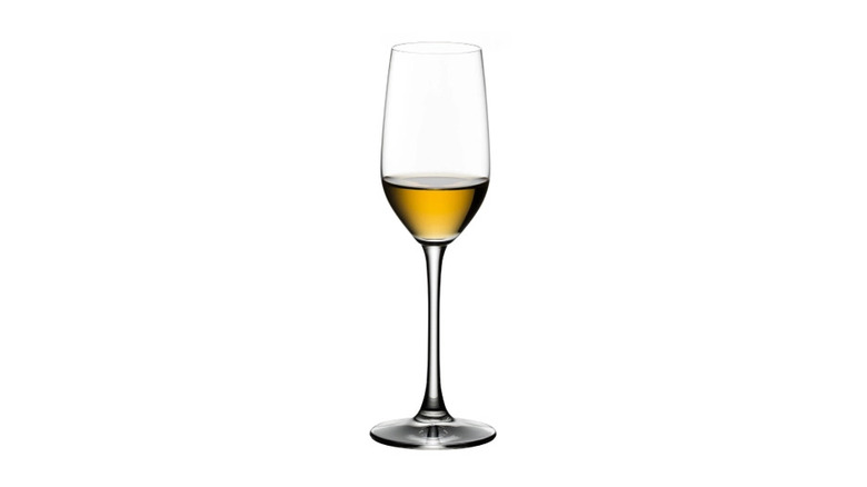 Riedel flute for tequila tasting