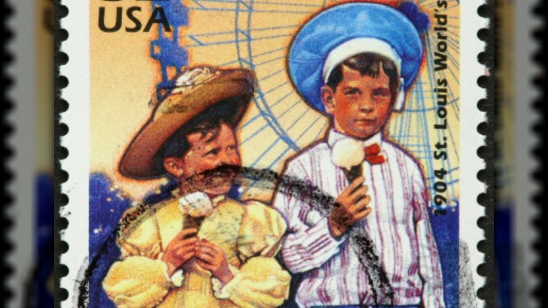 kids holding ice cream cones at 1904 world's fair