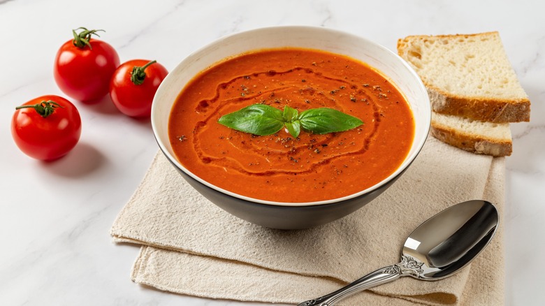 Bowl of tomato soup