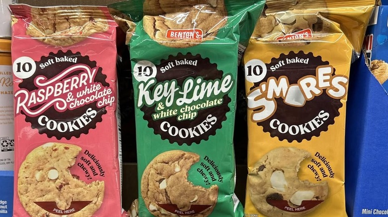Three flavors of Benton's cookies