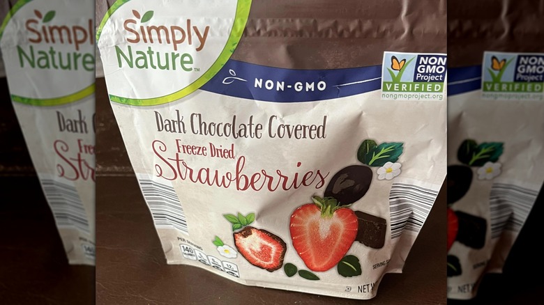 Package of frozen fruit