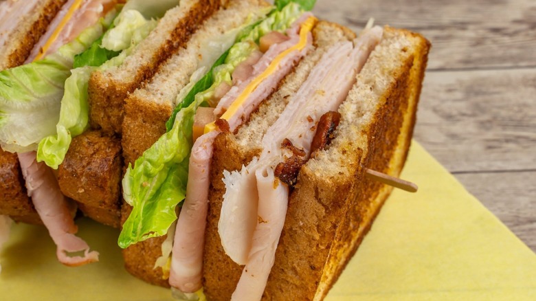 Turkey club sandwich from Stanton's.
