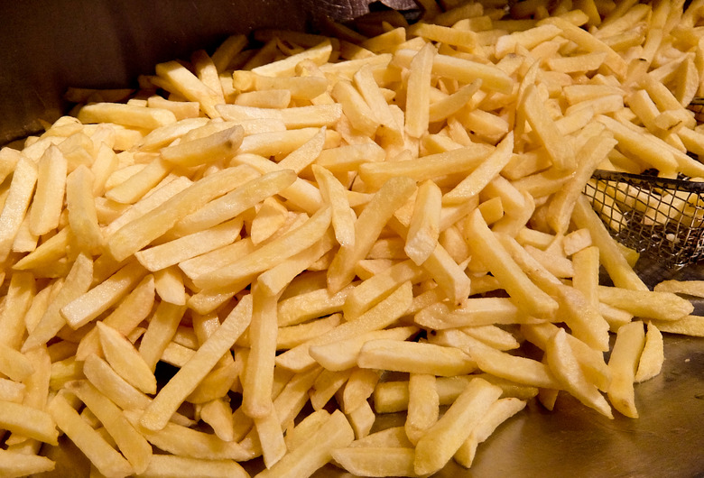 Belgian Fries before 2nd Frying