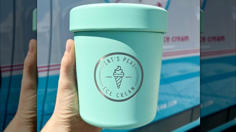 Pint's Peak branded ice cream canteen