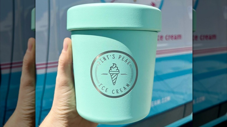 Pint's Peak branded ice cream canteen