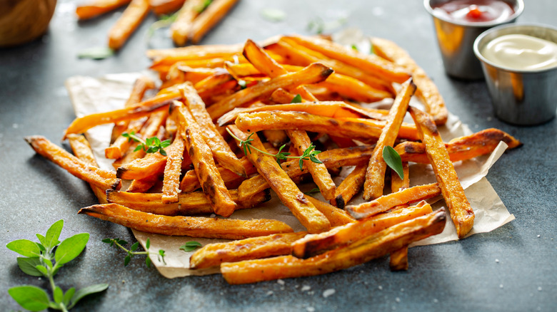 crispy sweet potato fries